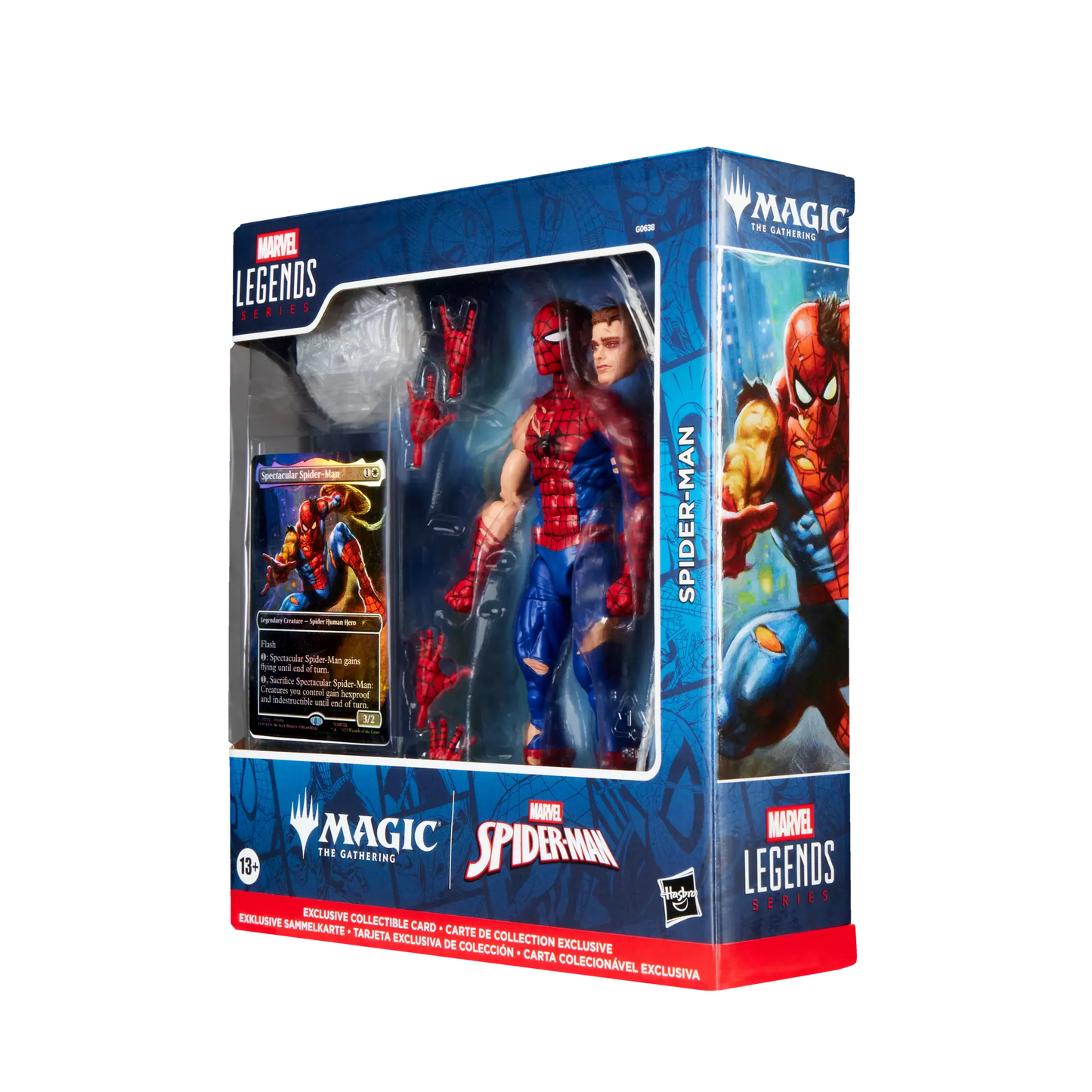 Battle-Damaged Spider-Man Magic: The Gathering Marvel Legends Figure