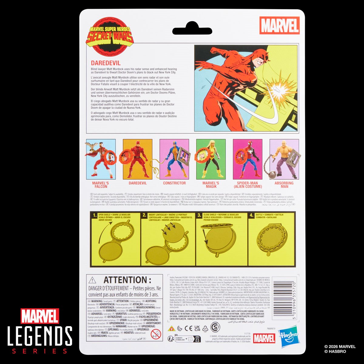 Daredevil Secret Wars Marvel Legends 6-Inch Figure Hasbro