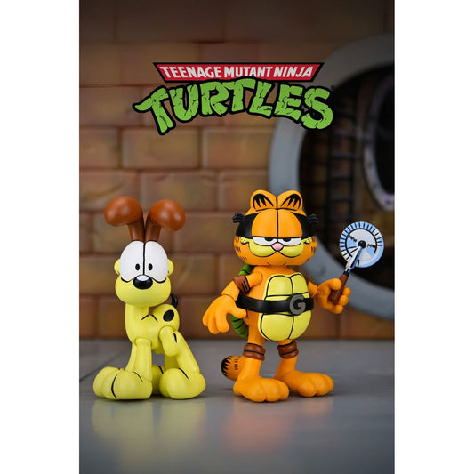 TMNT x Garfield Ultimate Garfello with Odie 7-Inch Figure | NECA