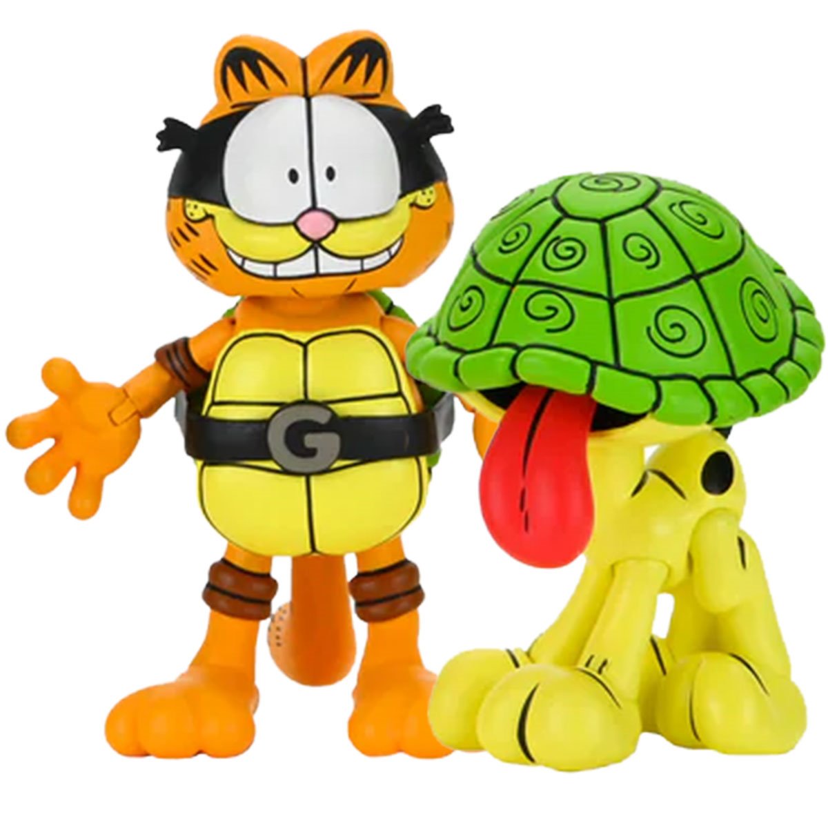 TMNT x Garfield Ultimate Garfello with Odie 7-Inch Figure | NECA