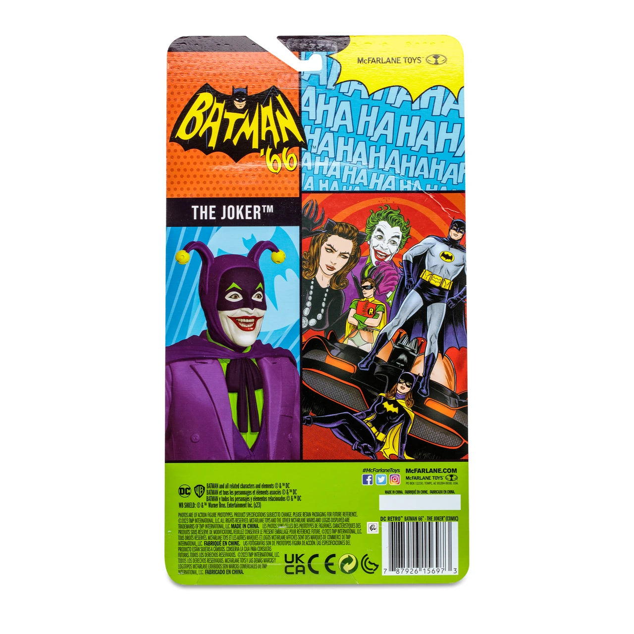 The Joker – DC Retro Batman 66 Comic 6" Action Figure by McFarlane Toys