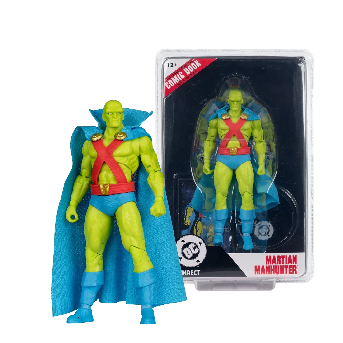 McFarlane Toys DC Multiverse Martian Manhunter 7-Inch Action Figure with Comic