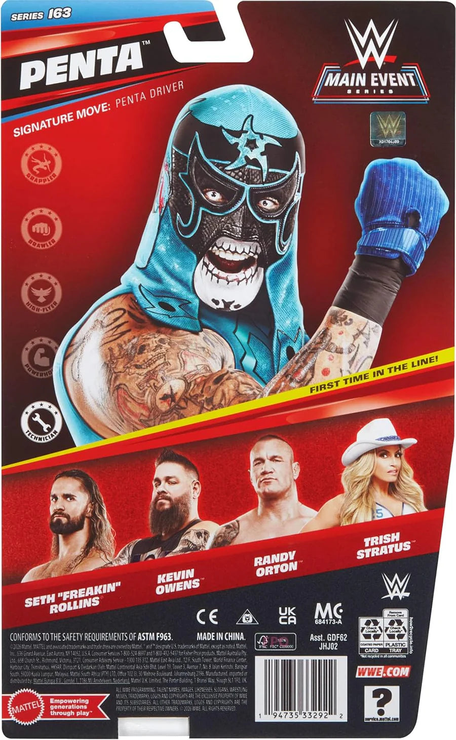 Penta El Zero M WWE Main Event Series 163 Action Figure  Mattel