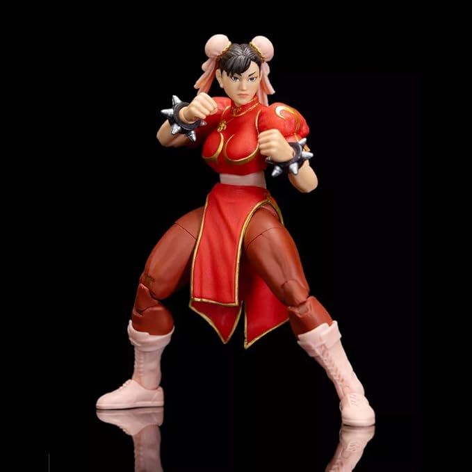 Jada Toys Street Fighter – Chun‑Li (Final Challenge Edition, Red Variant) | 6” Action Figure