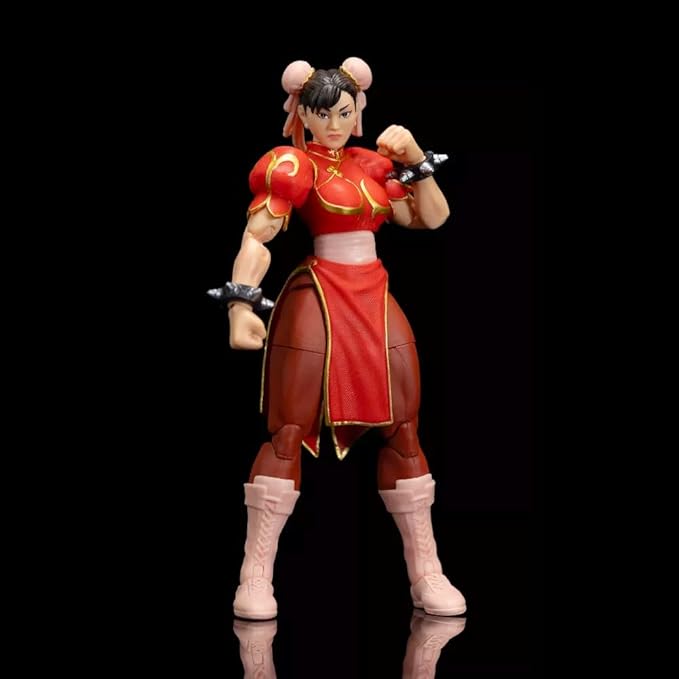 Jada Toys Street Fighter – Chun‑Li (Final Challenge Edition, Red Variant) | 6” Action Figure