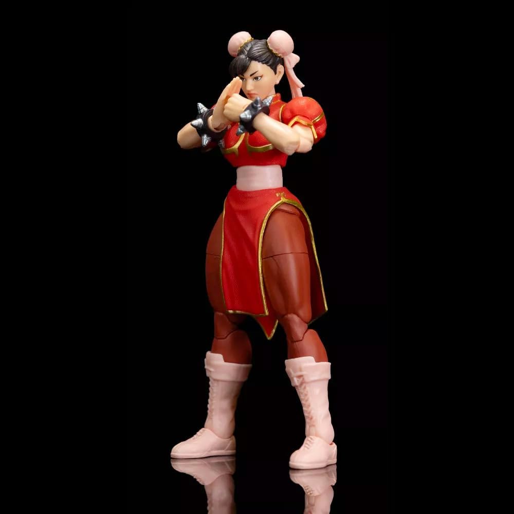 Jada Toys Street Fighter – Chun‑Li (Final Challenge Edition, Red Variant) | 6” Action Figure
