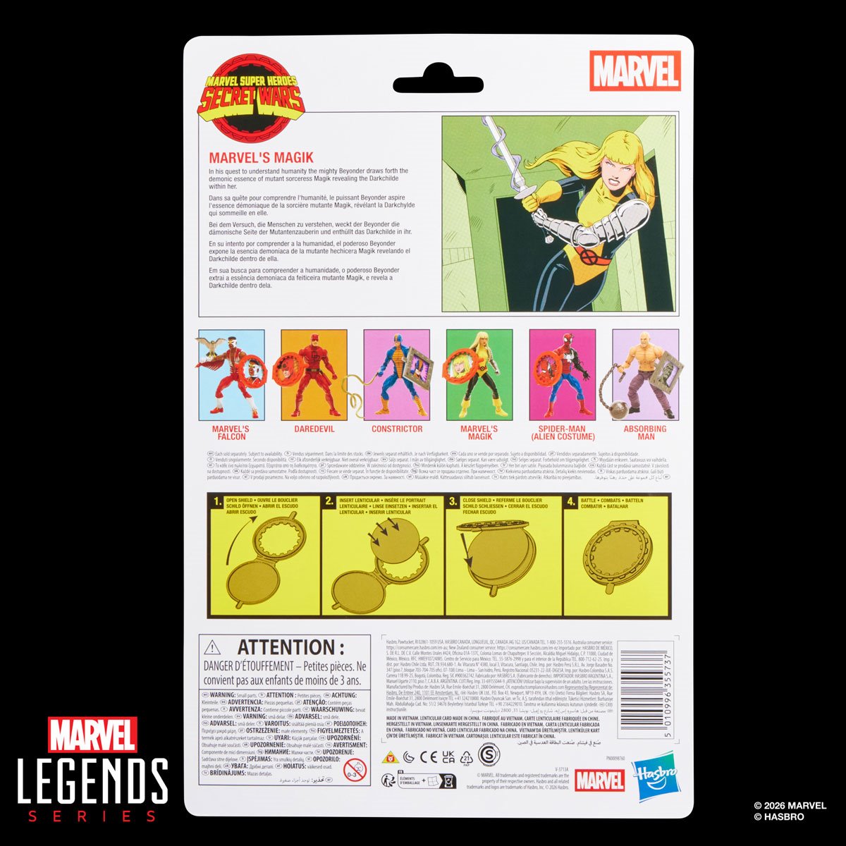 Magik Secret Wars Marvel Legends 6-Inch Action Figure | Hasbro