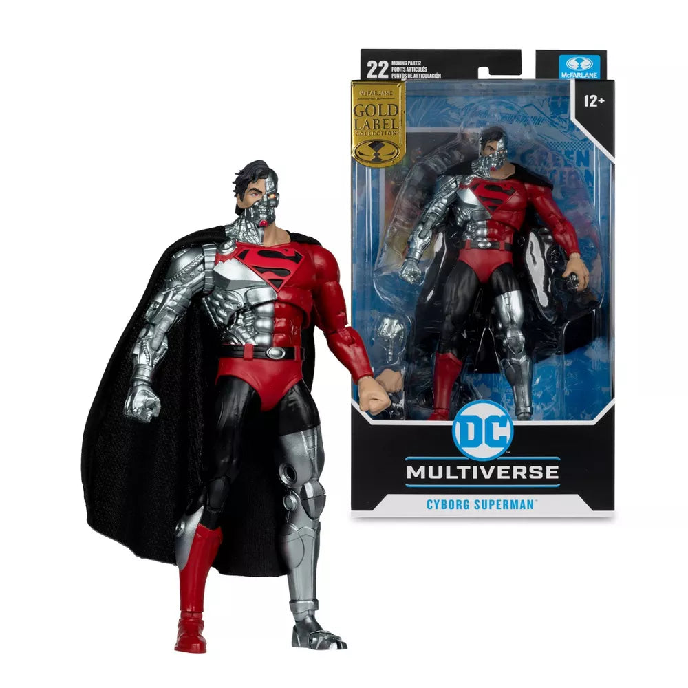 Cyborg Superman Gold Label 7-Inch Action Figure | McFarlane Toys