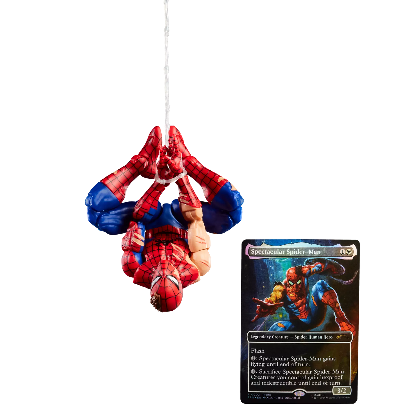 Battle-Damaged Spider-Man Magic: The Gathering Marvel Legends Figure