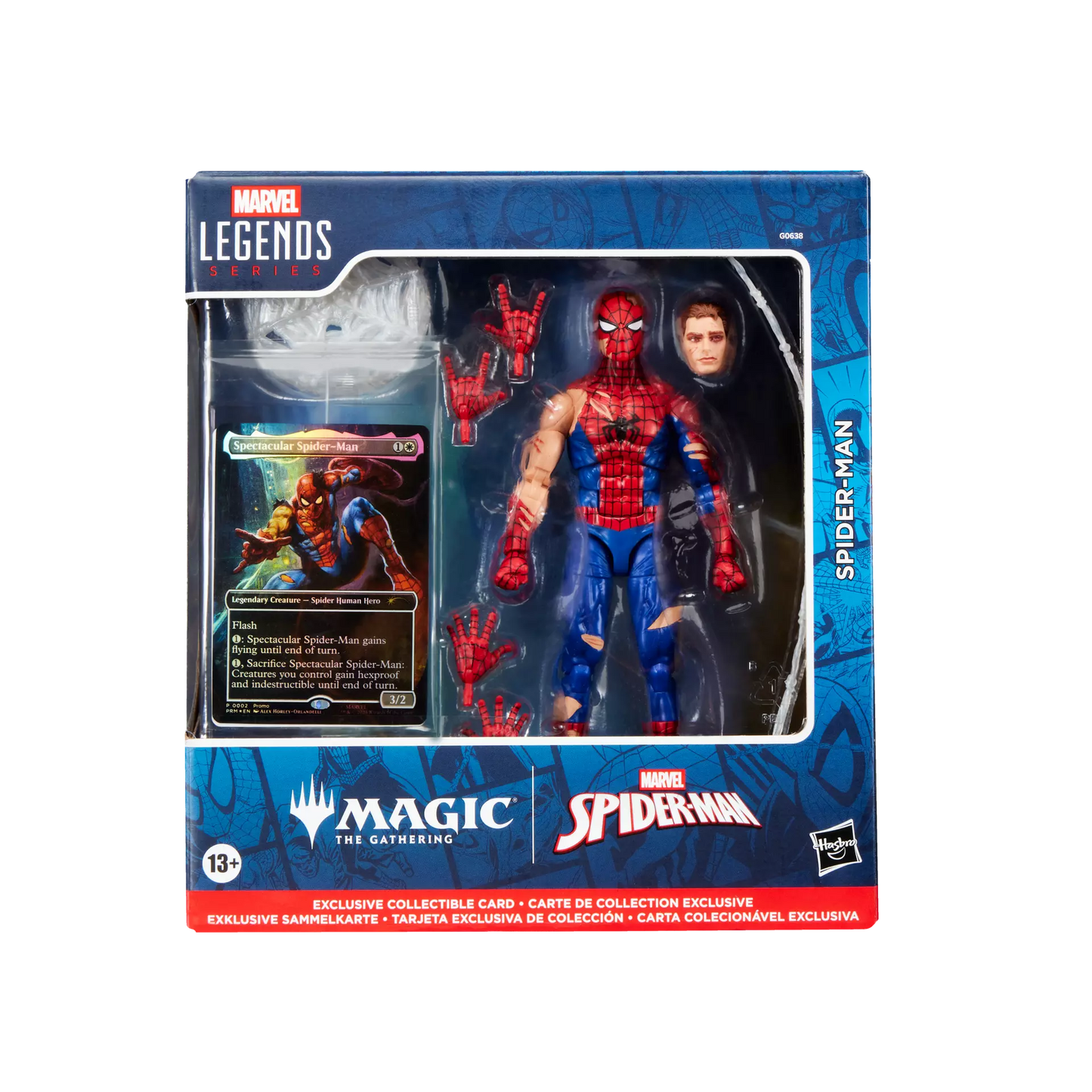 Battle-Damaged Spider-Man Magic: The Gathering Marvel Legends Figure