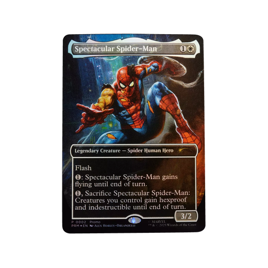 Battle-Damaged Spider-Man Magic: The Gathering Marvel Legends Figure