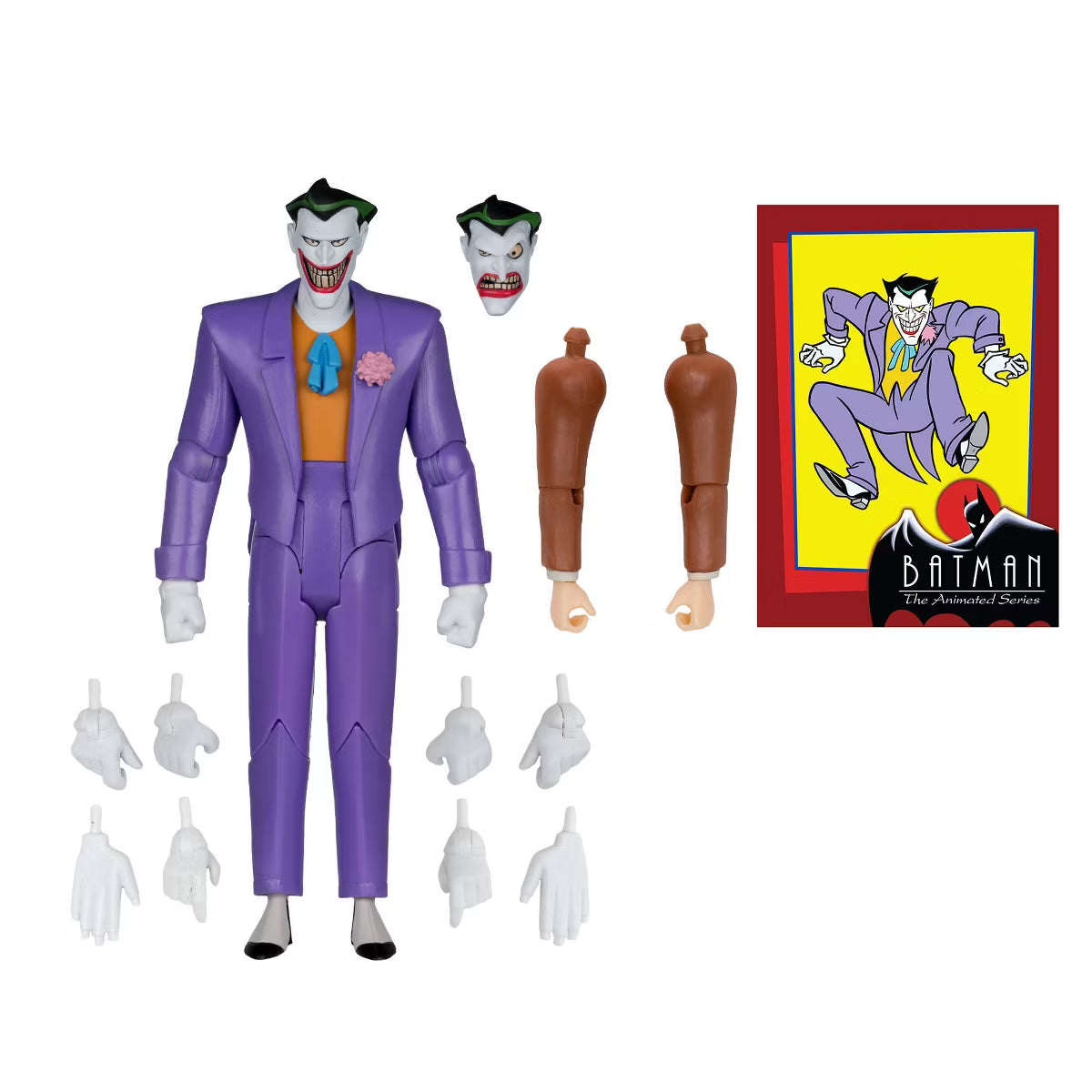 McFarlane Toys DC Direct BTAS The Joker 6" Build-A-Figure Wave 7 – Batman: The Animated Series