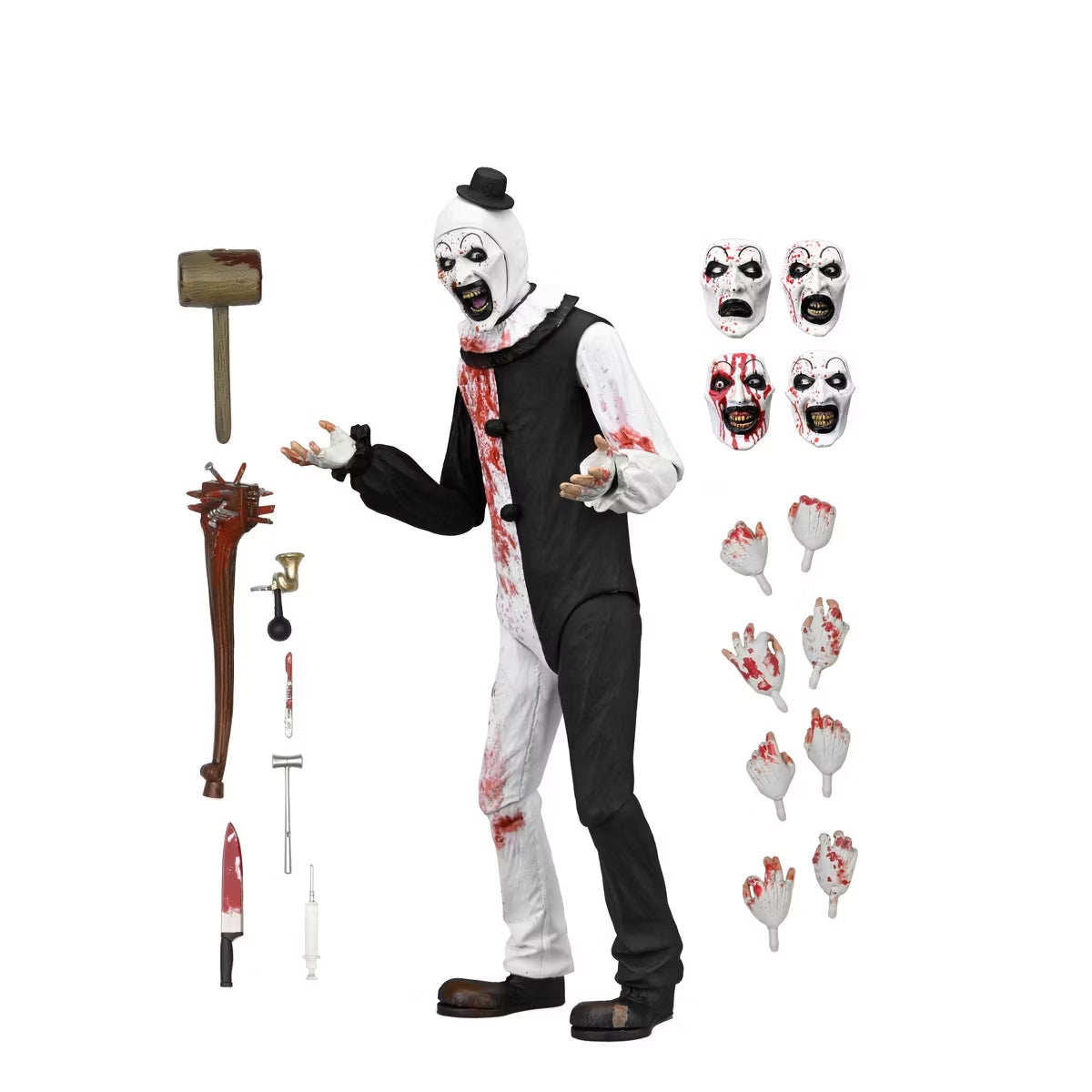 Art the Clown Blood Splattered Ultimate 7-Inch Figure | NECA