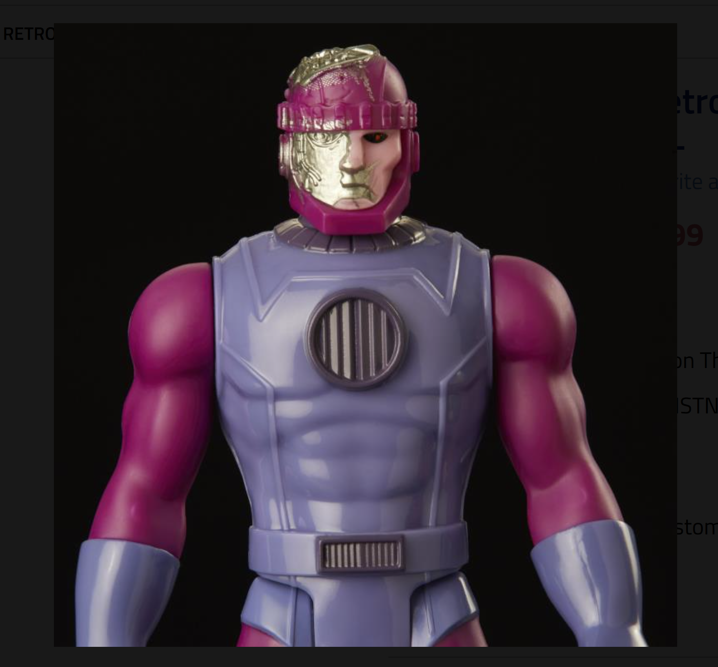 Marvel's Sentinel Uncanny X-Men Retro Collection Figure  Hasbro