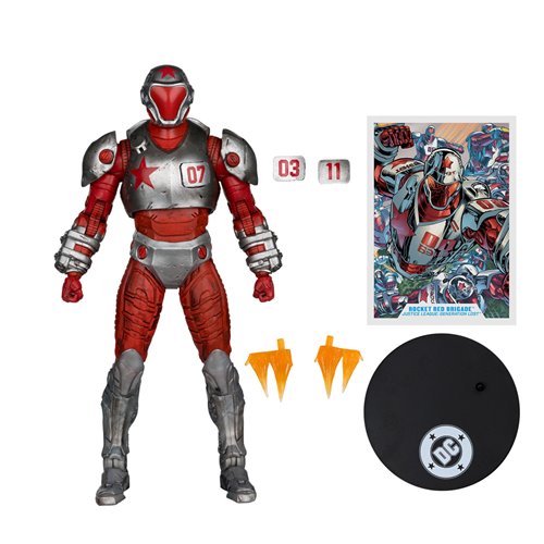 DC Multiverse Wave 25 – Rocket Red Brigade (Justice League: Generation Lost) 7" Action Figure – Platinum Edition
