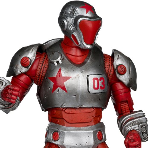 DC Multiverse Wave 25 – Rocket Red Brigade (Justice League: Generation Lost) 7" Action Figure – Platinum Edition