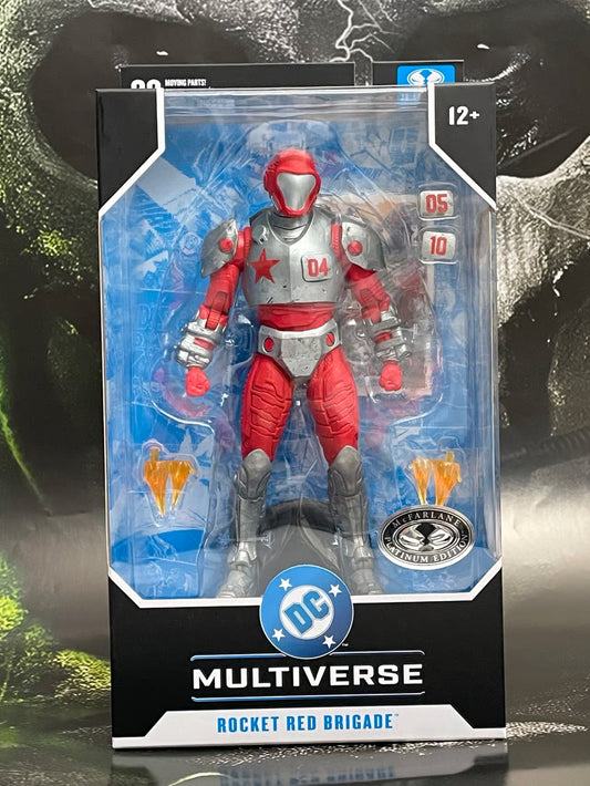 DC Multiverse Wave 25 – Rocket Red Brigade (Justice League: Generation Lost) 7" Action Figure – Platinum Edition
