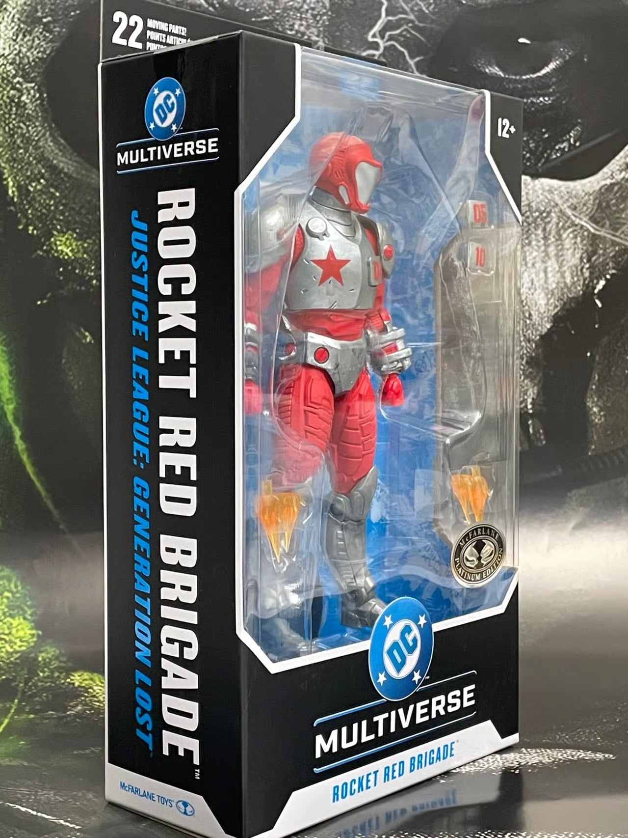 DC Multiverse Wave 25 – Rocket Red Brigade (Justice League: Generation Lost) 7" Action Figure – Platinum Edition