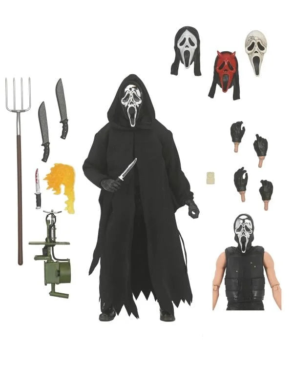 Ghost Face Inferno Ultimate Action Figure  NECA Scream Collectible