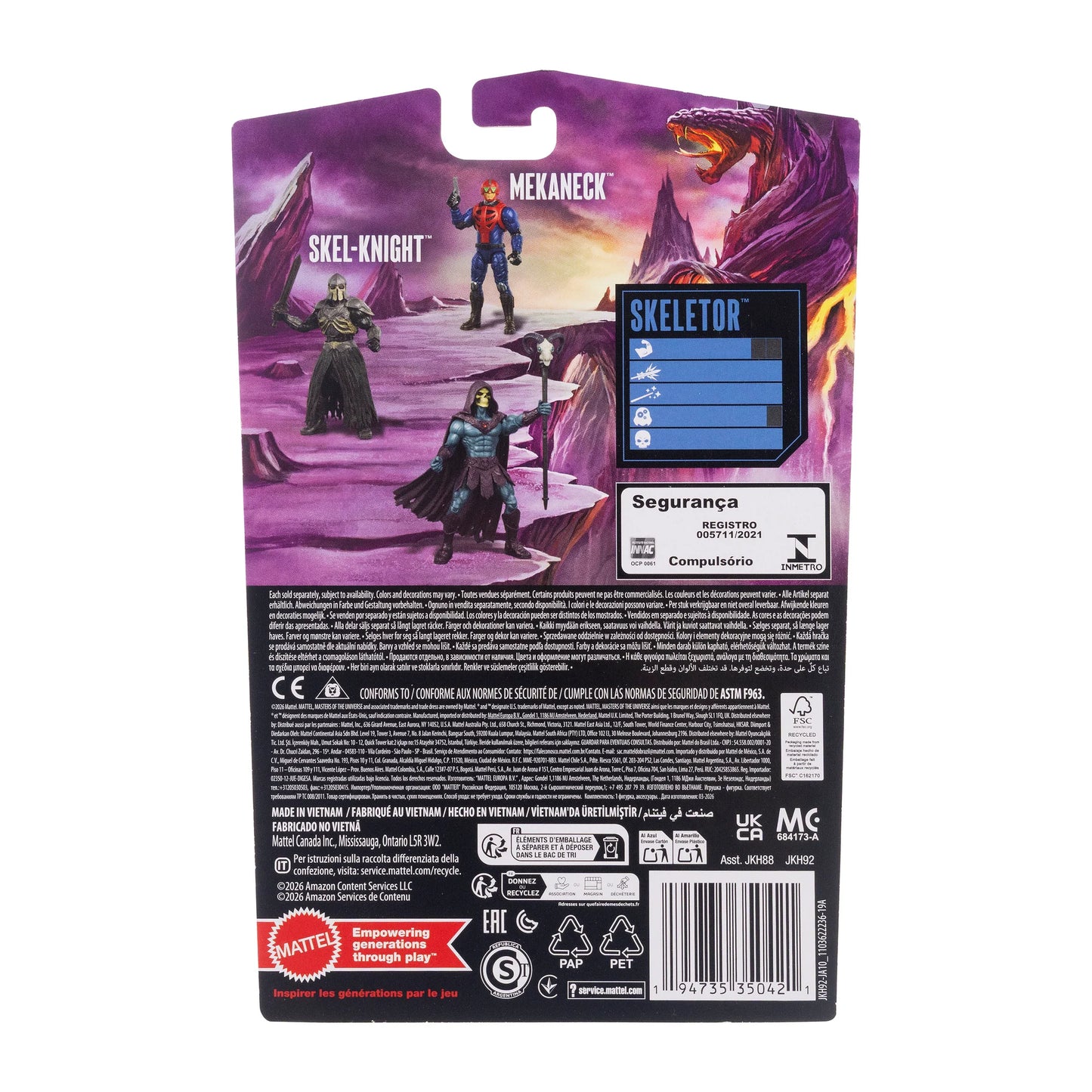 Masters of the Universe (2026) Core Skeletor Action Figure – Mattel Toys | 5.5-Inch Scale