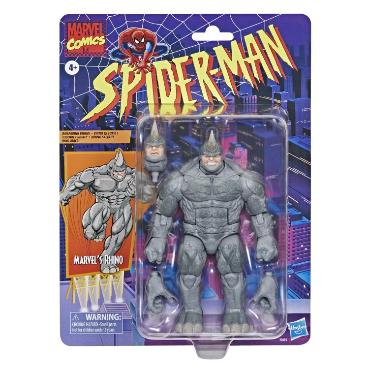 Rhino 6-Inch Action Figure  Marvel Retro Spider-Man Series